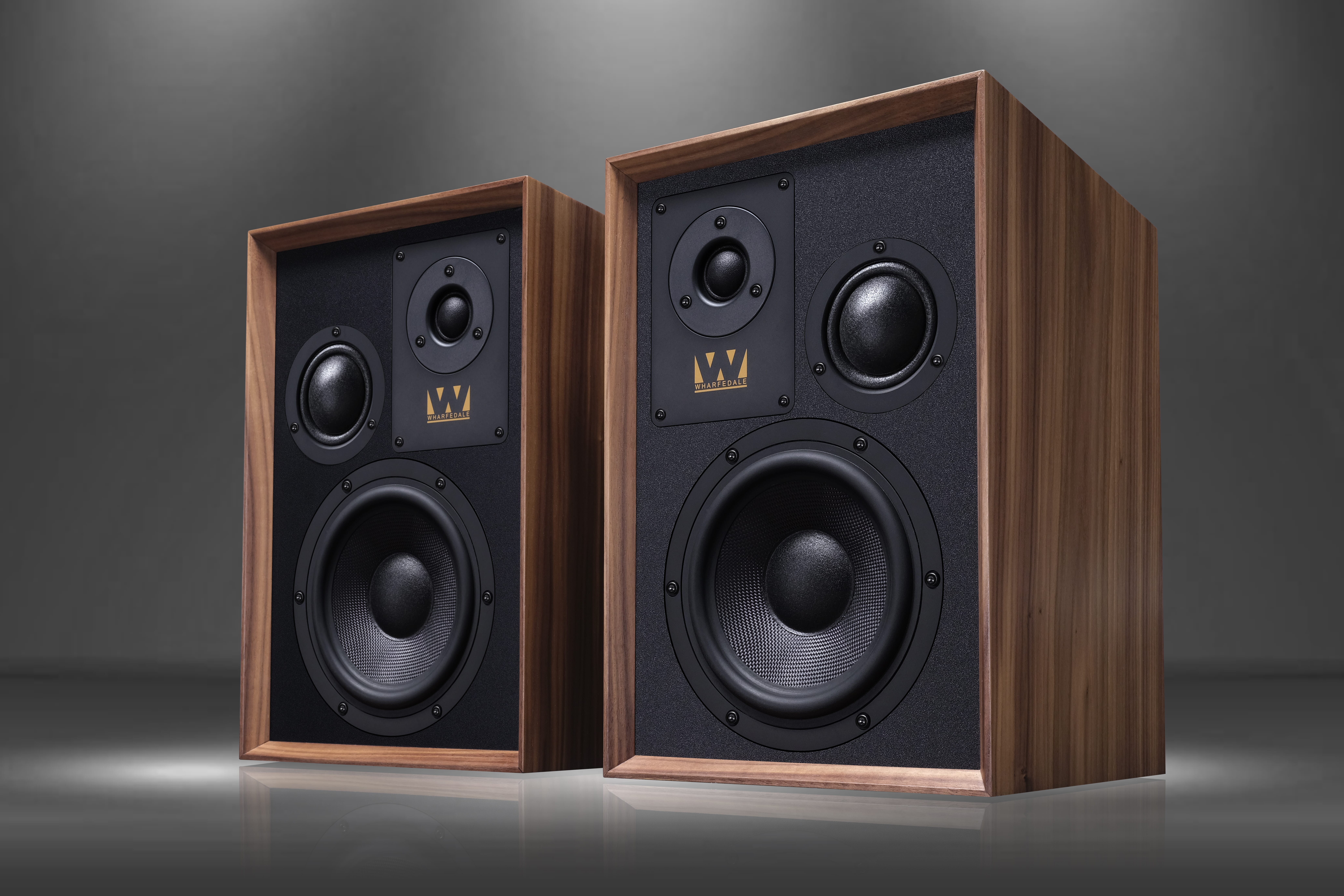 Wharfedale - Super Denton Bookshelf Speakers (Walnut, Pair) **OPEN